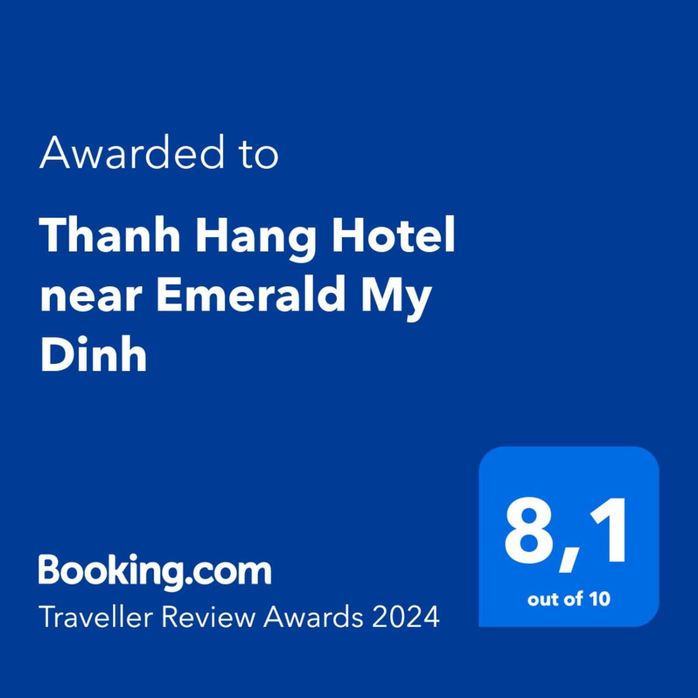 Thanh Hang Hotel Near Emerald My Dinh Hanoi Exteriör bild